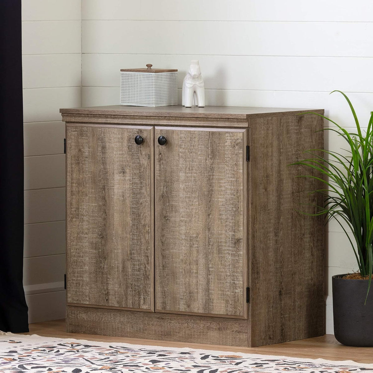 Royal Cherry 2-Door Storage Cabinet with Adjustable Shelf N5123