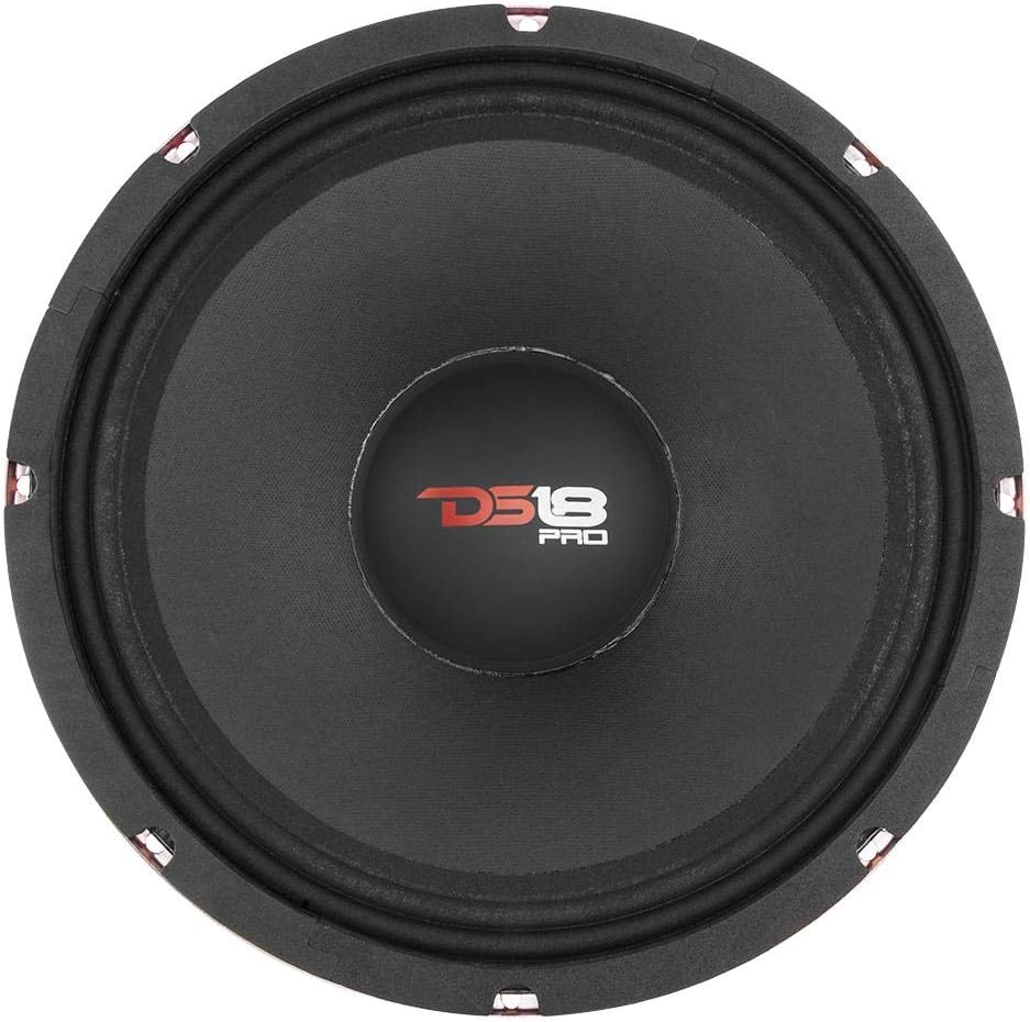 12 Midrange Red Steel Basket 900W Max 300W RMS 8 Ohms Car Speaker G5464