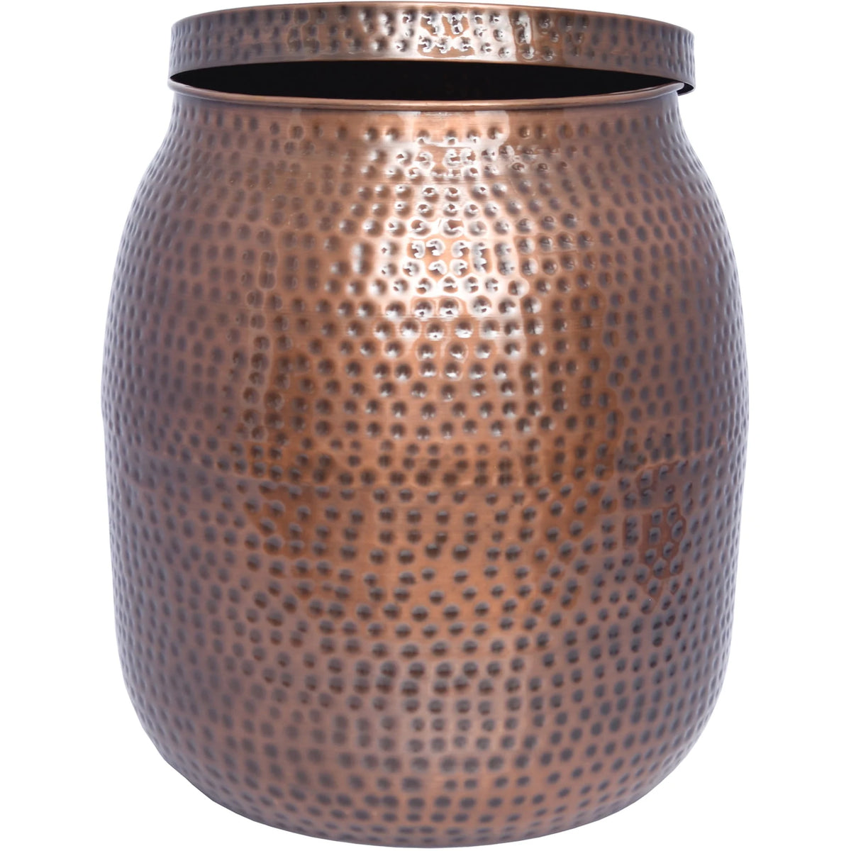 20 Hammered Finish Metal Garden Stool C41199