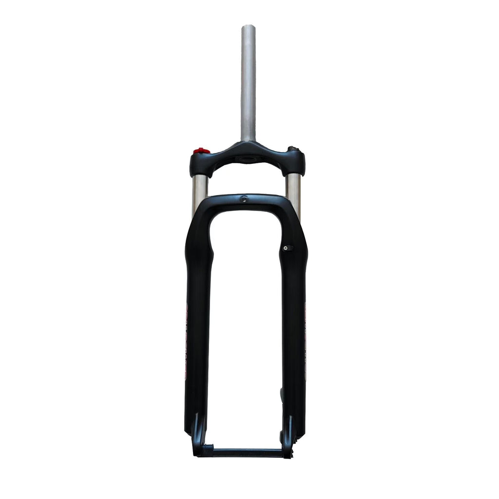 24 inch Bicycle Suspension Fork 4" Fat Tire Disc Brake QR 9mm Manual Lockout L564