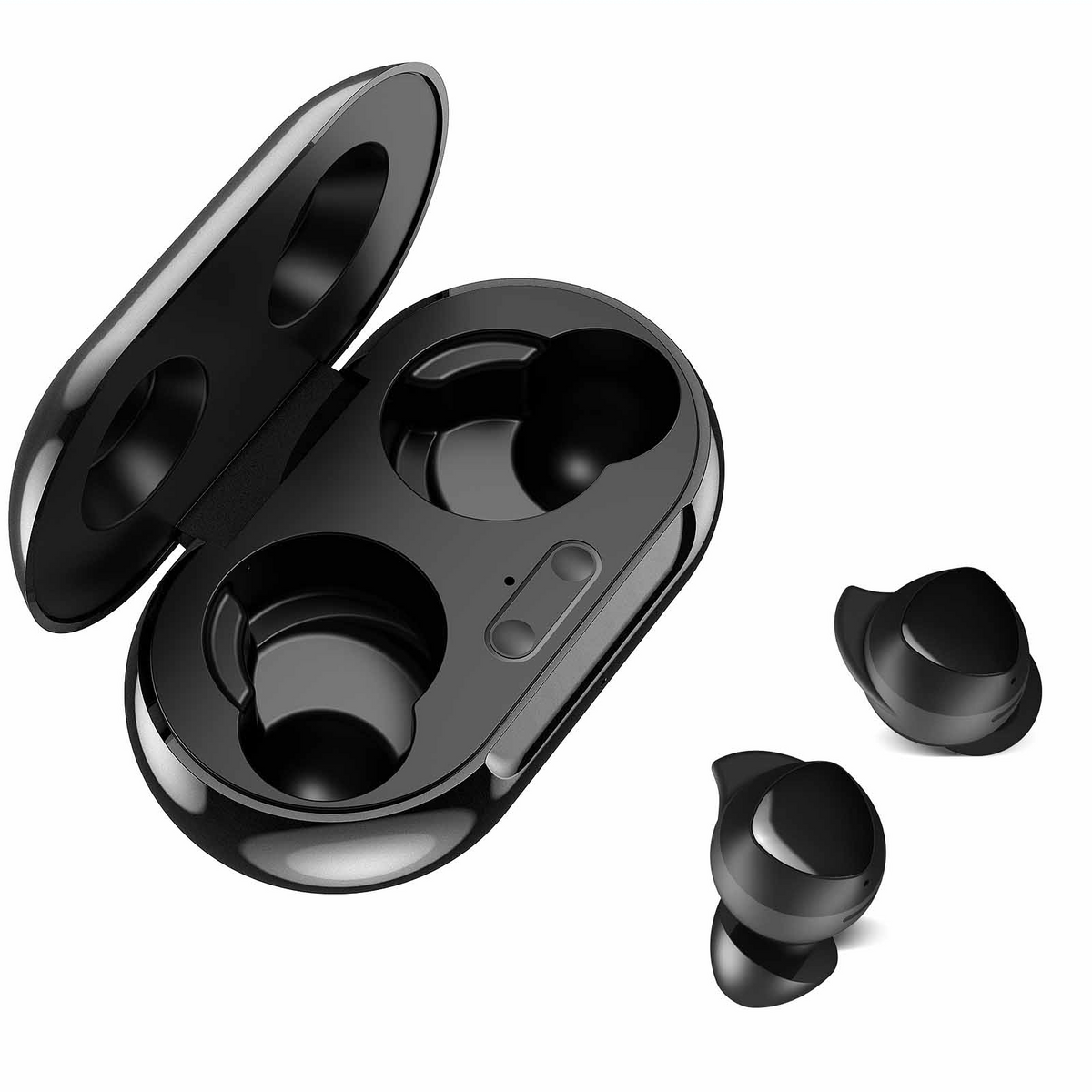 Black True Wireless Earbuds with Charging Case G9722