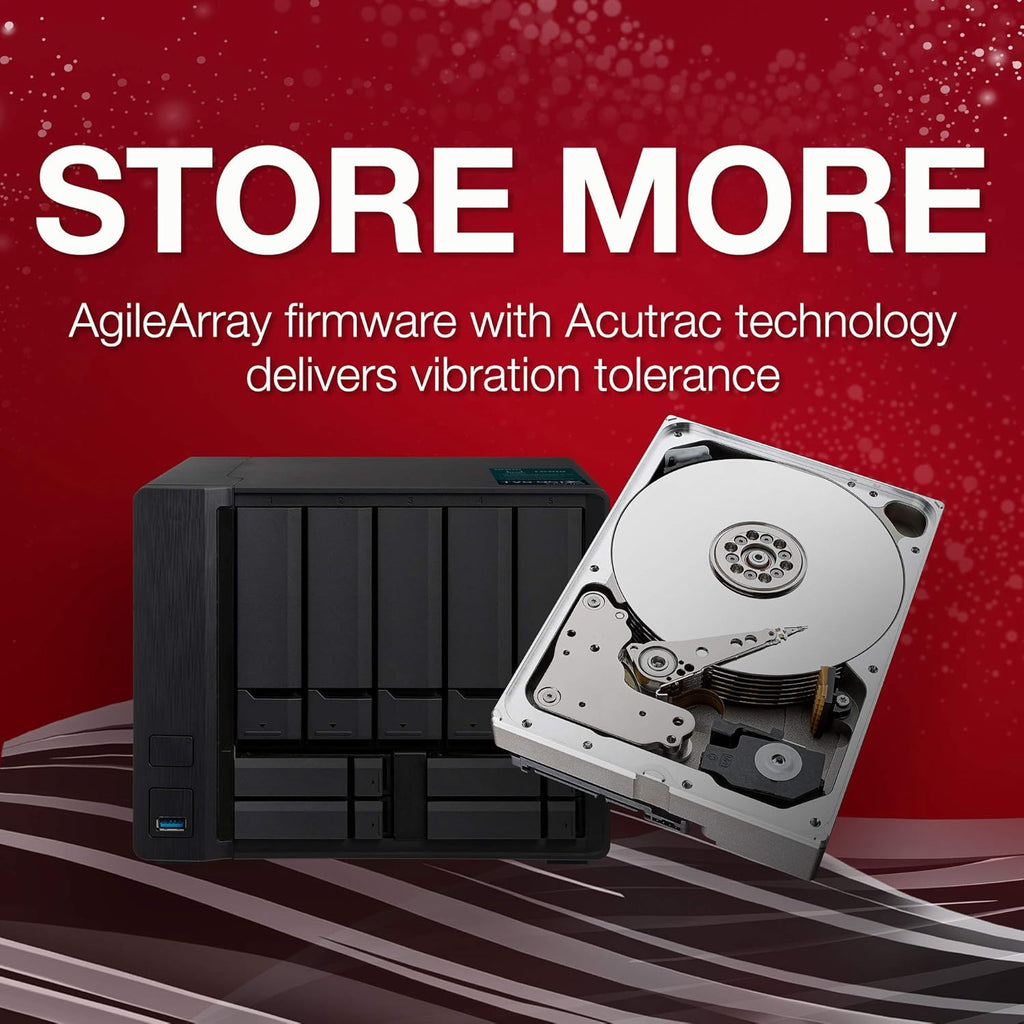 10TB NAS Internal Hard Drive HDD 3.5 Inch SATA 6Gb/s 7200 RPM 256MB Cache L508