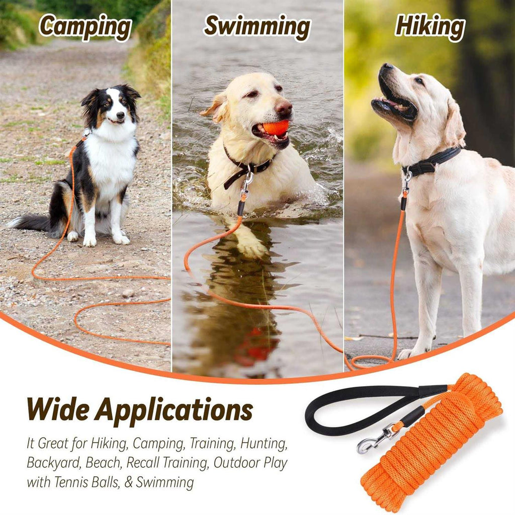 Long Lead Dog Leash Heavy Duty 10ft 15ft 30ft 50ft L523