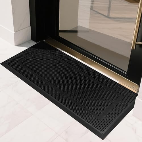 Black Heavy Duty Rubber Doormat M138078