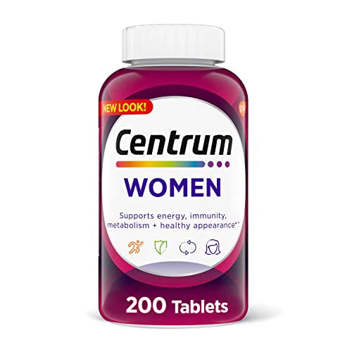 Multivitamin Multimineral Supplement with Iron Vitamin D3 B Vitamins 200 Count H8042