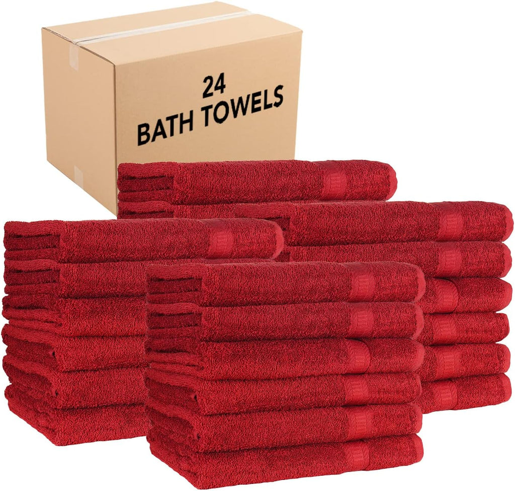 Beige Bath Towels 25x52 24 Pack J208