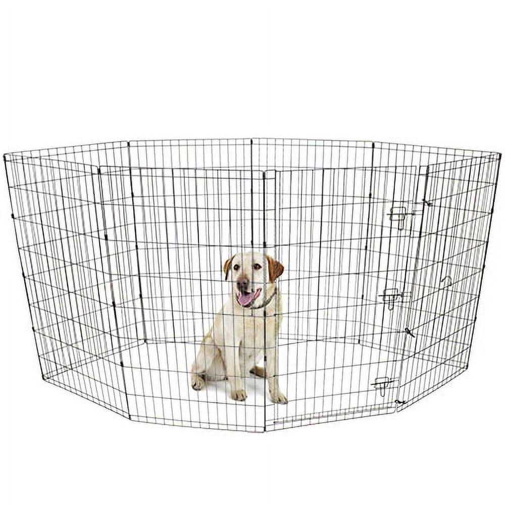 8 Panel Pet Exercise Play Pen with Door Y820163