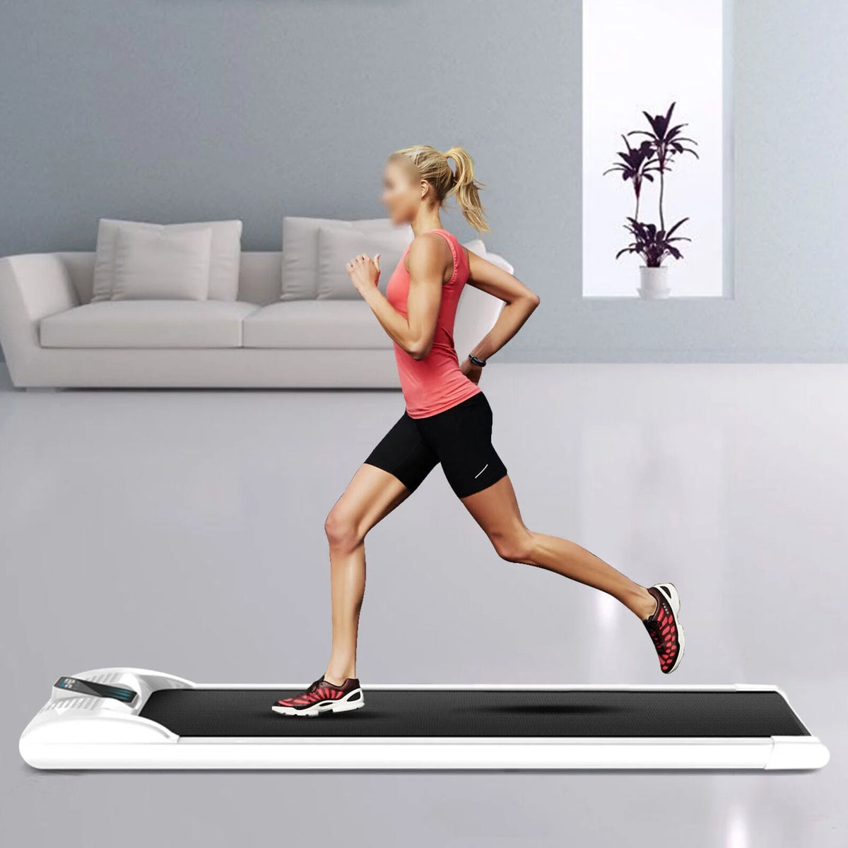 Electric Treadmill Portable Under-Desk Walking Pad 1-6KM/H E626
