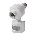 Dual Function Light Control for CFL, Halogen, Incandescent or LED Lamp, 120 Volt, White I1513