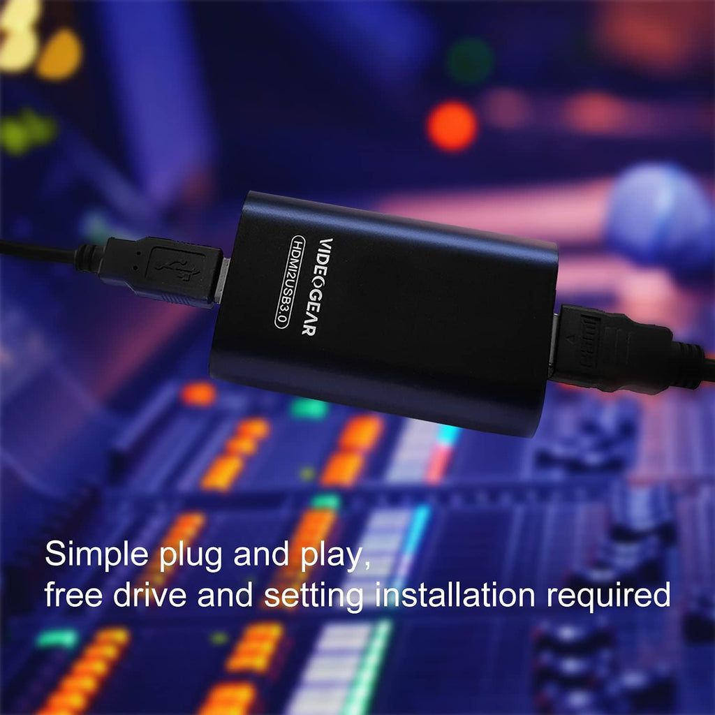Game Capture Device SDI/HDMI to USB 3.0 with HDMI Loop Output F558