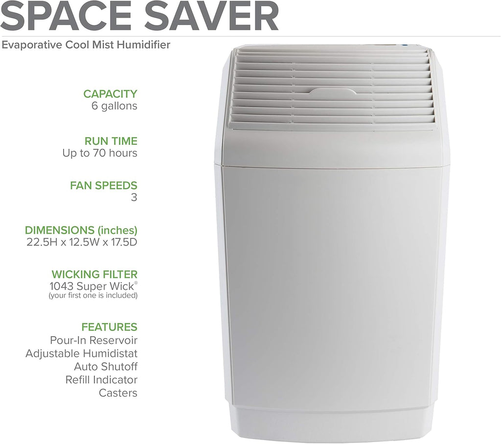 White Evaporative Humidifier Y608