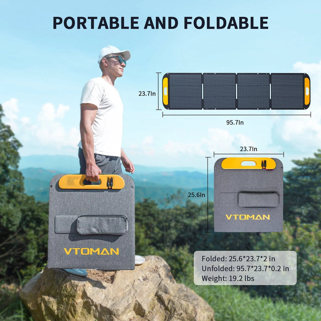 1000W Portable Power Station with 220W Solar Panels T689193