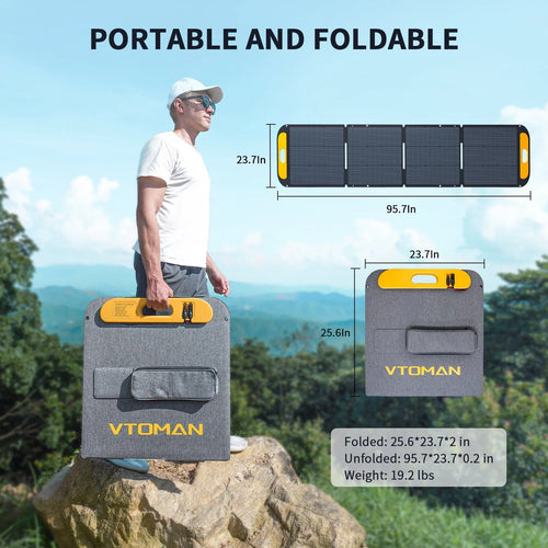 1000W Portable Power Station with 220W Solar Panels T689193