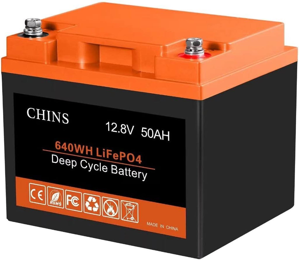 12V 50Ah LiFePO4 Battery with 50A BMS I720