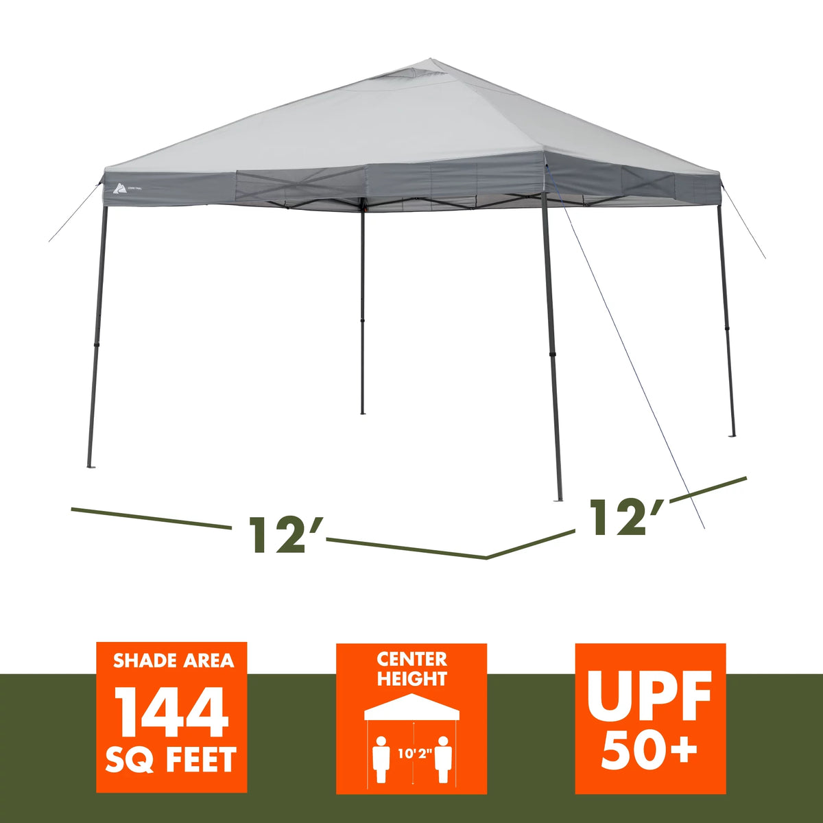 12' x 12' Instant Straight Leg Canopy I54537