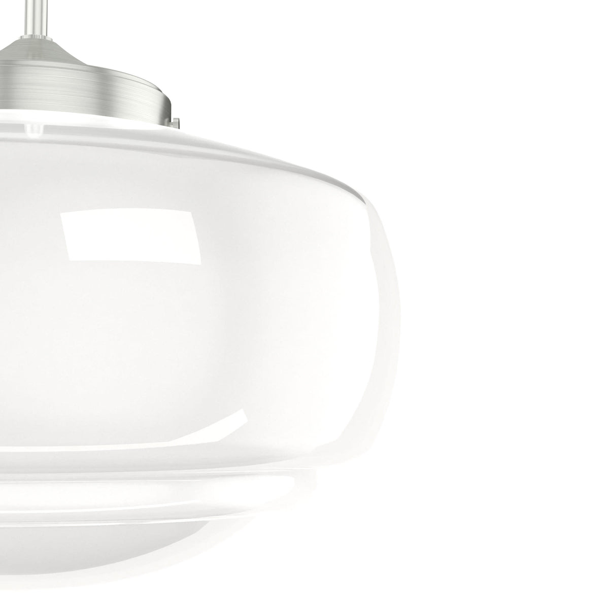 16 inch Cased White Glass Pendant Ceiling Light M518913