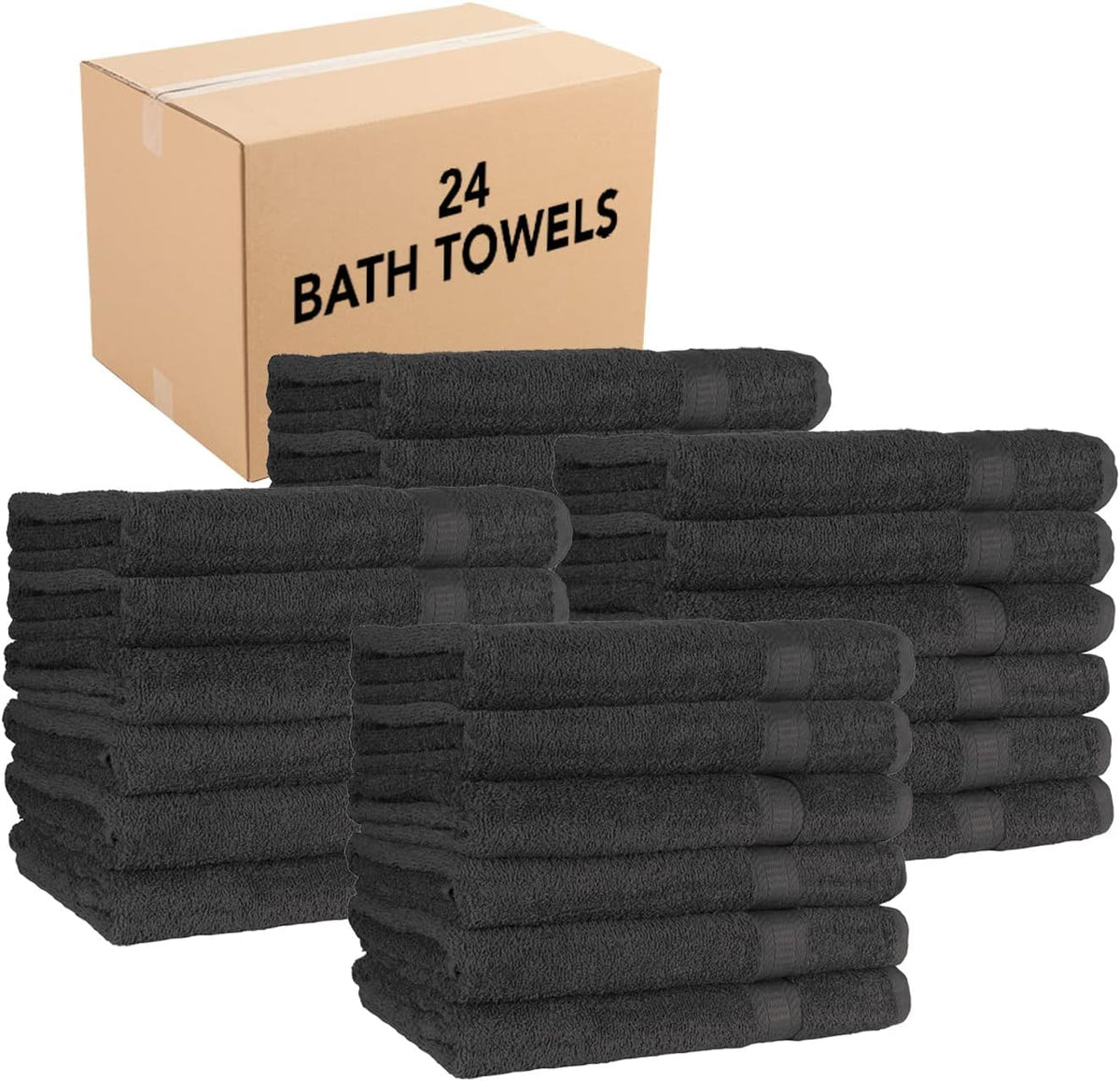 Beige Bath Towels 25x52 24 Pack J208
