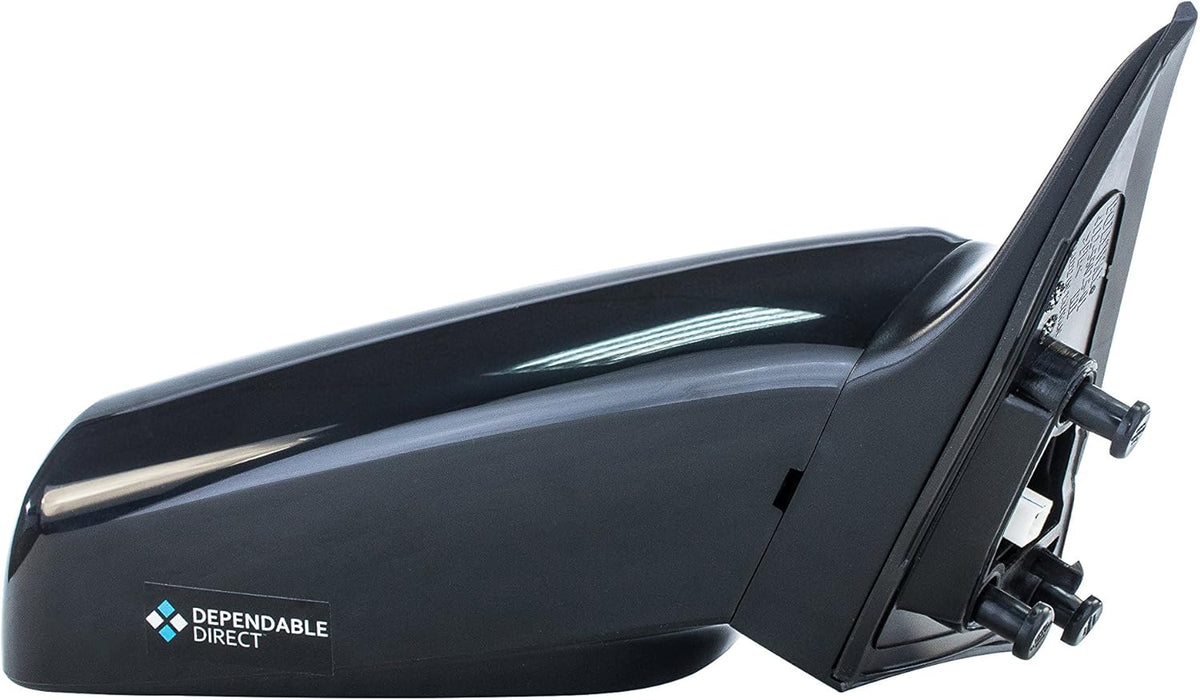 Right Passenger Side Unpainted Non-Heated Non-Folding Door Mirror Q50063