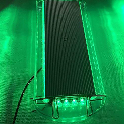 88W LED Flashing Strobe Light 17 Modes Amber White H360