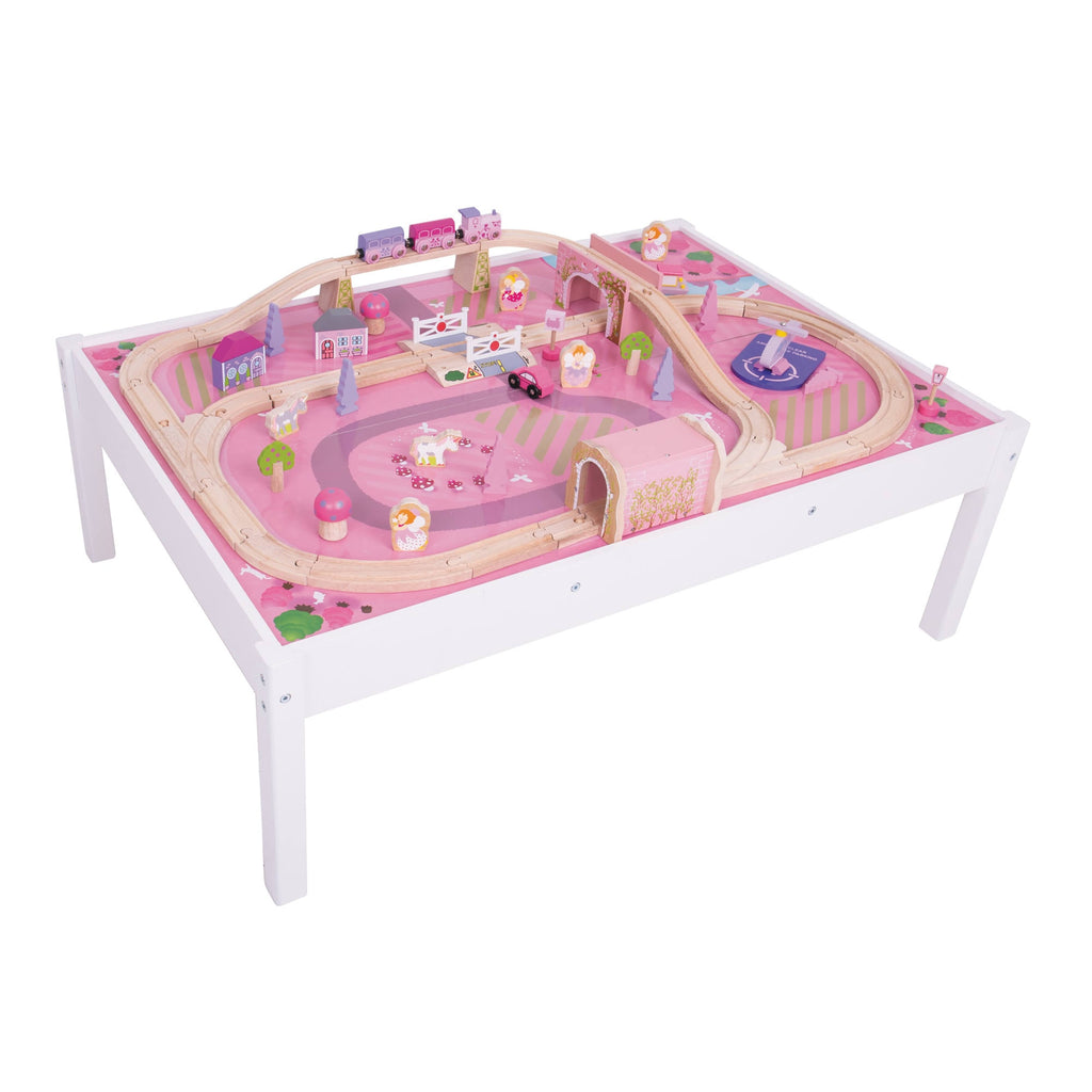 Wooden Train Set and Table B328