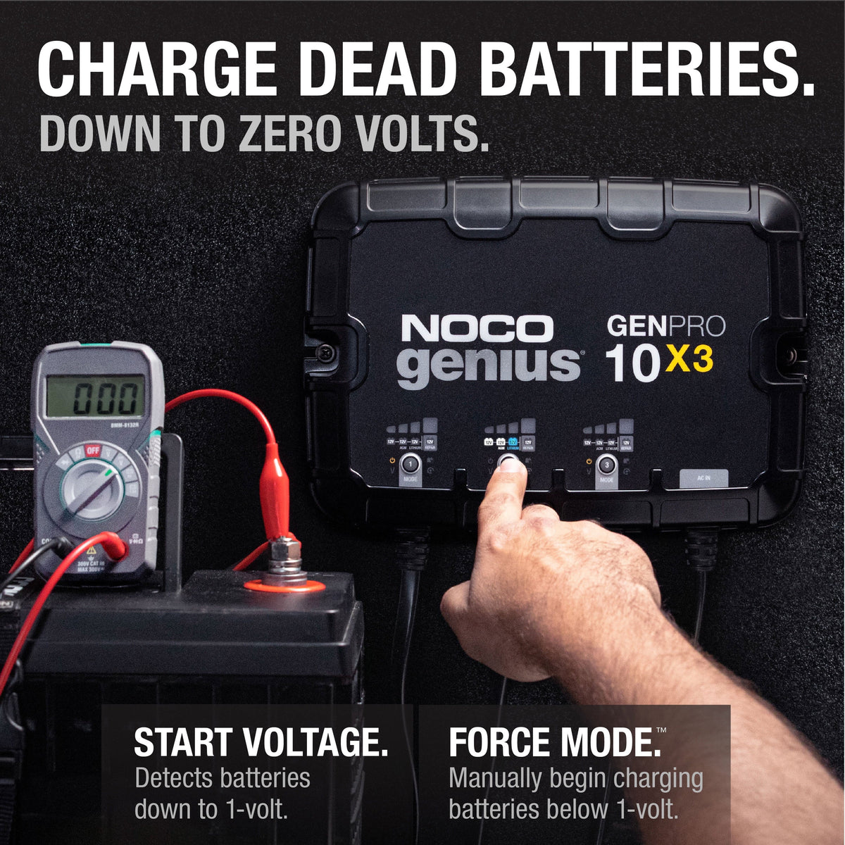 12V 3-Bank 30A Onboard Battery Charger C88035
