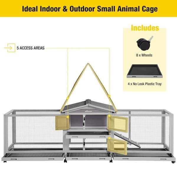 Indoor Rabbit House Large Bunny Hutch G995236