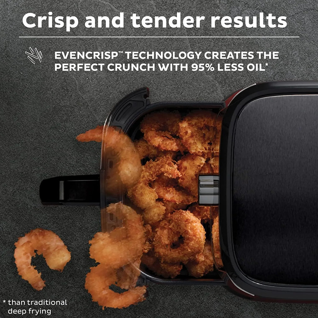 6-Quart Black Air Fryer Oven C20976