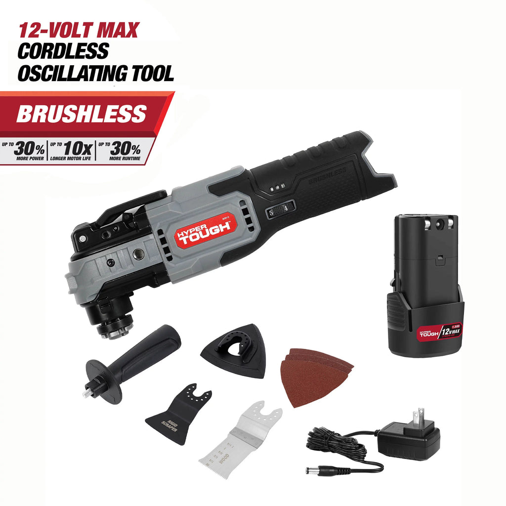 12V Max Lithium-Ion Brushless Oscillating Multi-Tool with Battery and Charger B913654