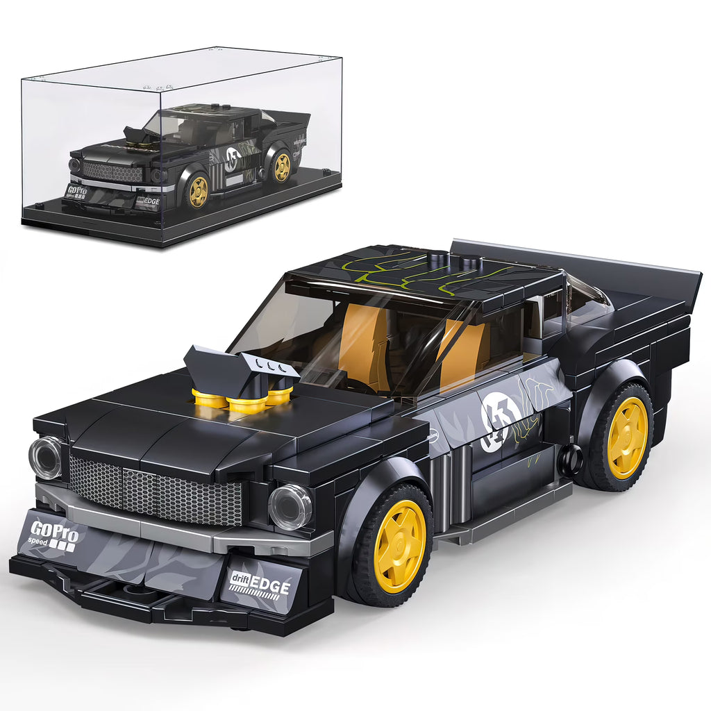 Black Car Building Block Set I556312