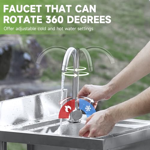 Stainless Steel Single Bowl Utility Sink N51932
