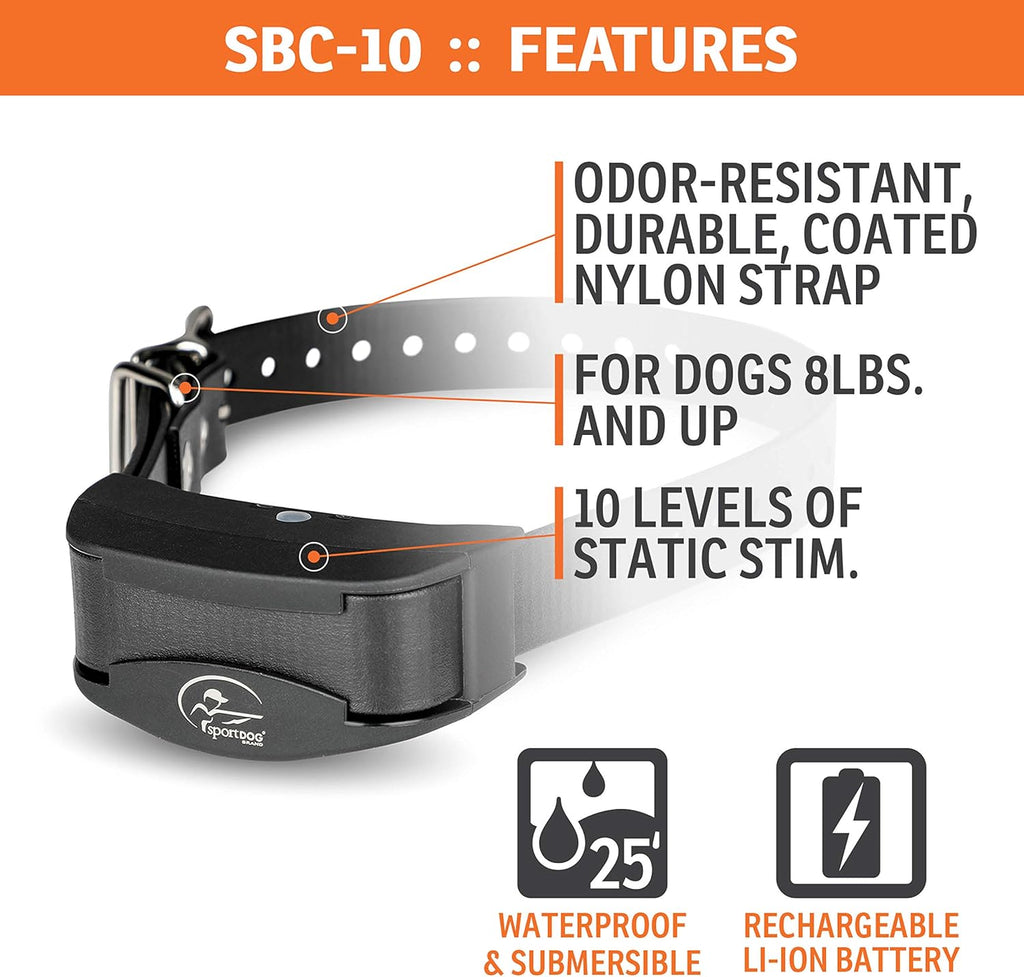 Rechargeable Waterproof Bark Collar D6455