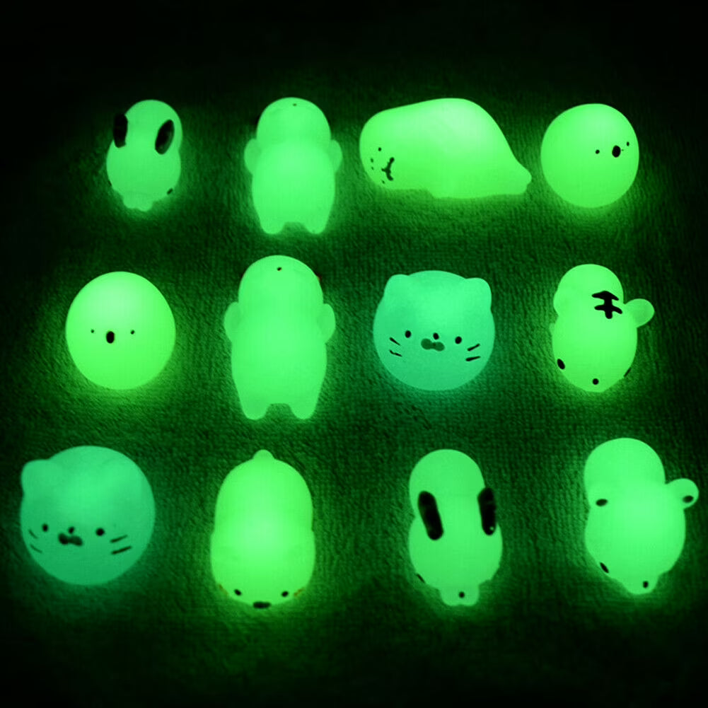 Glow-in-the-dark Squishy Fidget Animal Hand Toy F2507