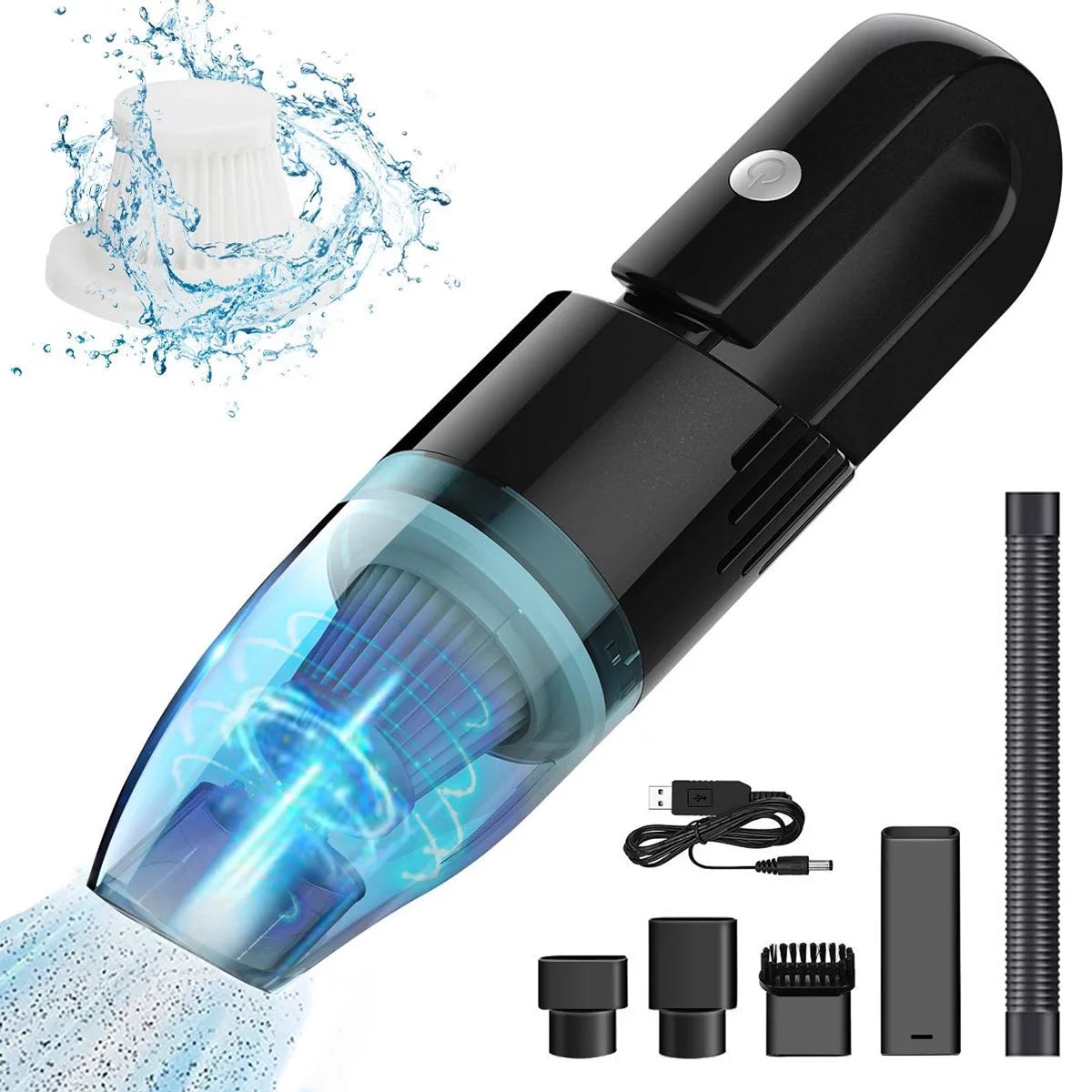Cordless Handheld Vacuum Cleaner with Washable HEPA Filter O18940