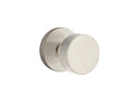 Round Knob Passage Set with Flat Black Rosette Q30409