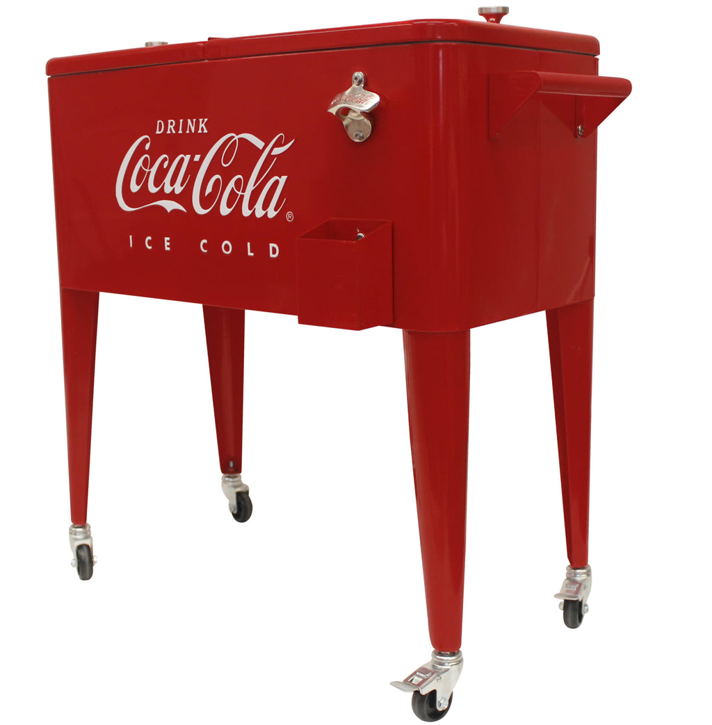 80 Qt. Embossed Coca-Cola Cooler Q6859