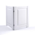 White Plastic Garden Fence W72750