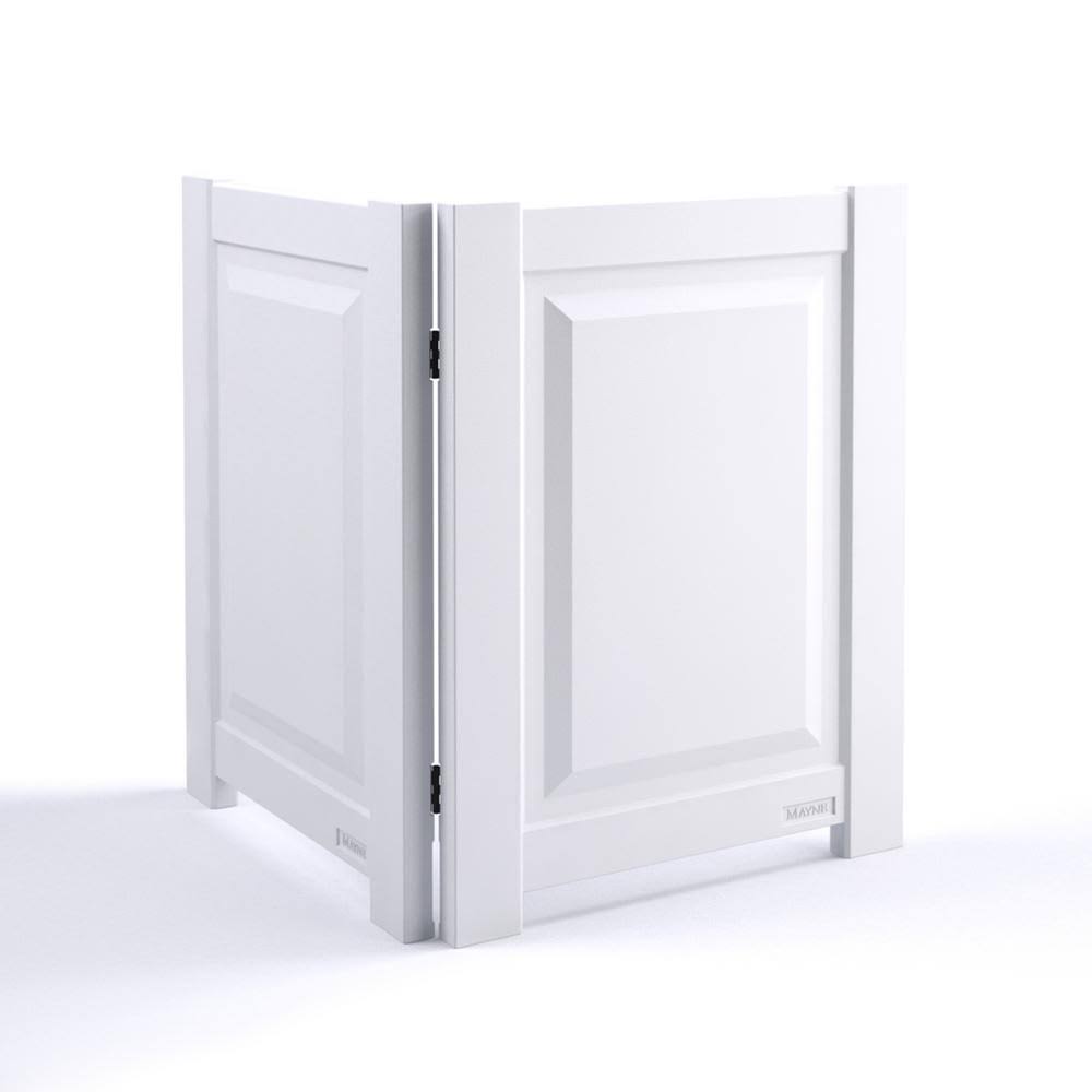 White Plastic Garden Fence W72750