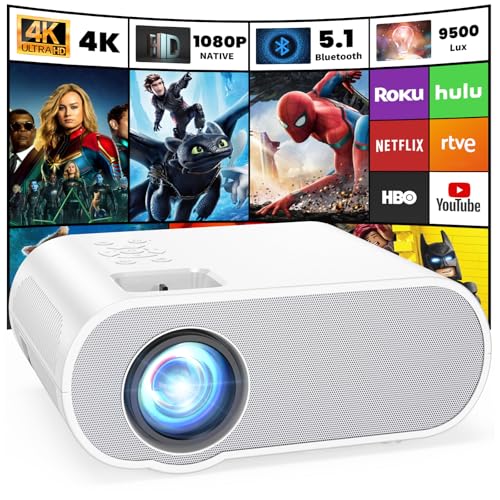 HD 4K Projector with WiFi and Bluetooth X7282