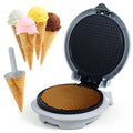 White Electric Nonstick Waffle Cone Maker N614