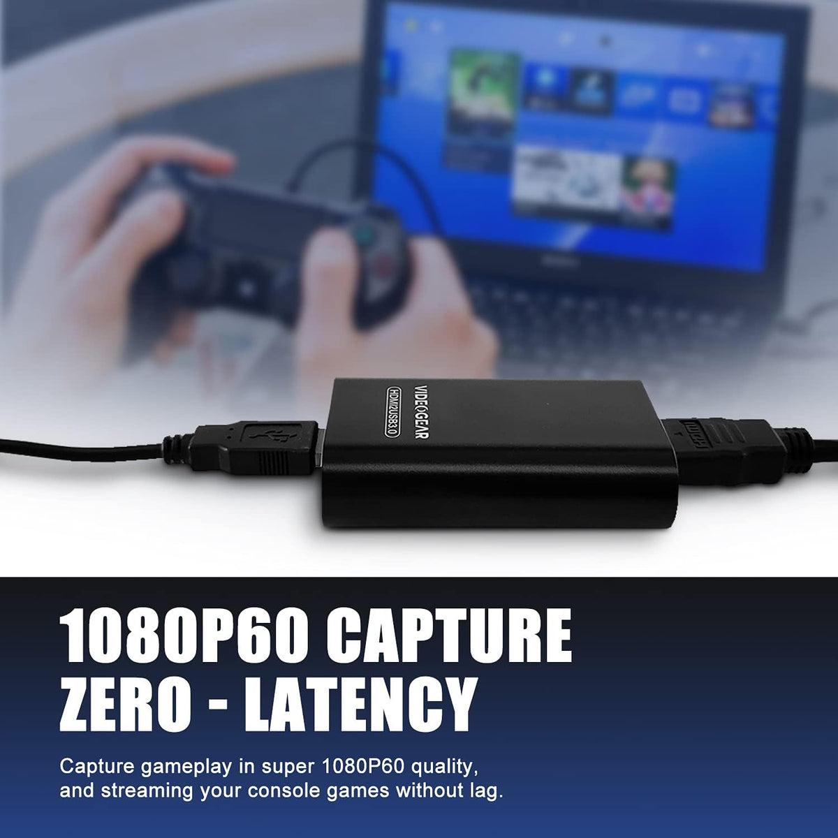 Game Capture Device SDI/HDMI to USB 3.0 with HDMI Loop Output F558