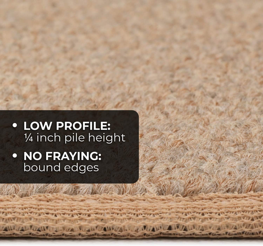 Skid-Resistant Carpet Runner - Pebble Beige - 10 Feet X 48 Inches P3445