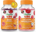 Iron & Vitamin C + Calcium Magnesium Kids Gummies Bundle P9034