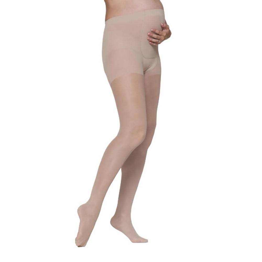 15-20 mmHg Sheer Maternity Black C14811