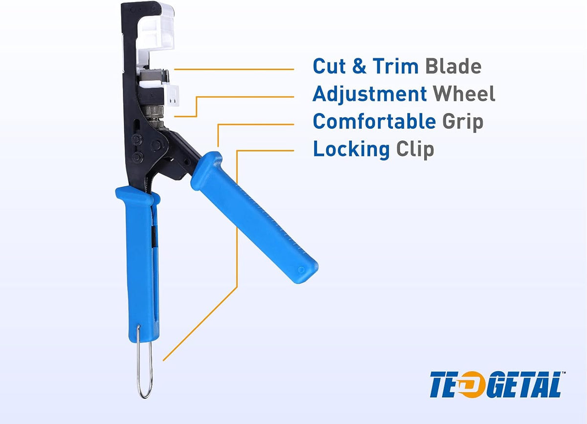 45 Degree RJ45 Keystone Jack Crimping Tool Pack of 2 J913422