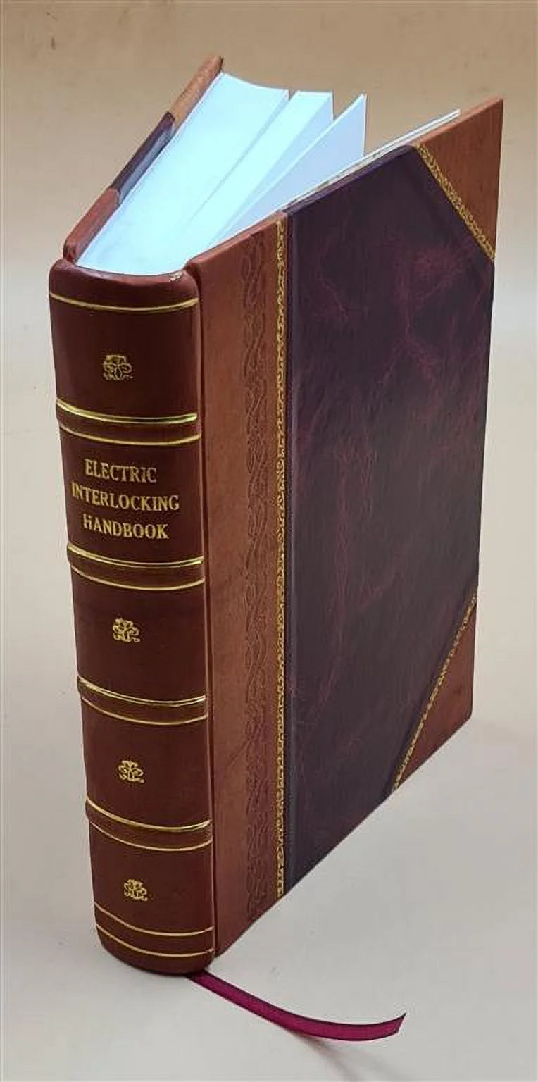 Electric Interlocking Handbook Leather Bound N192