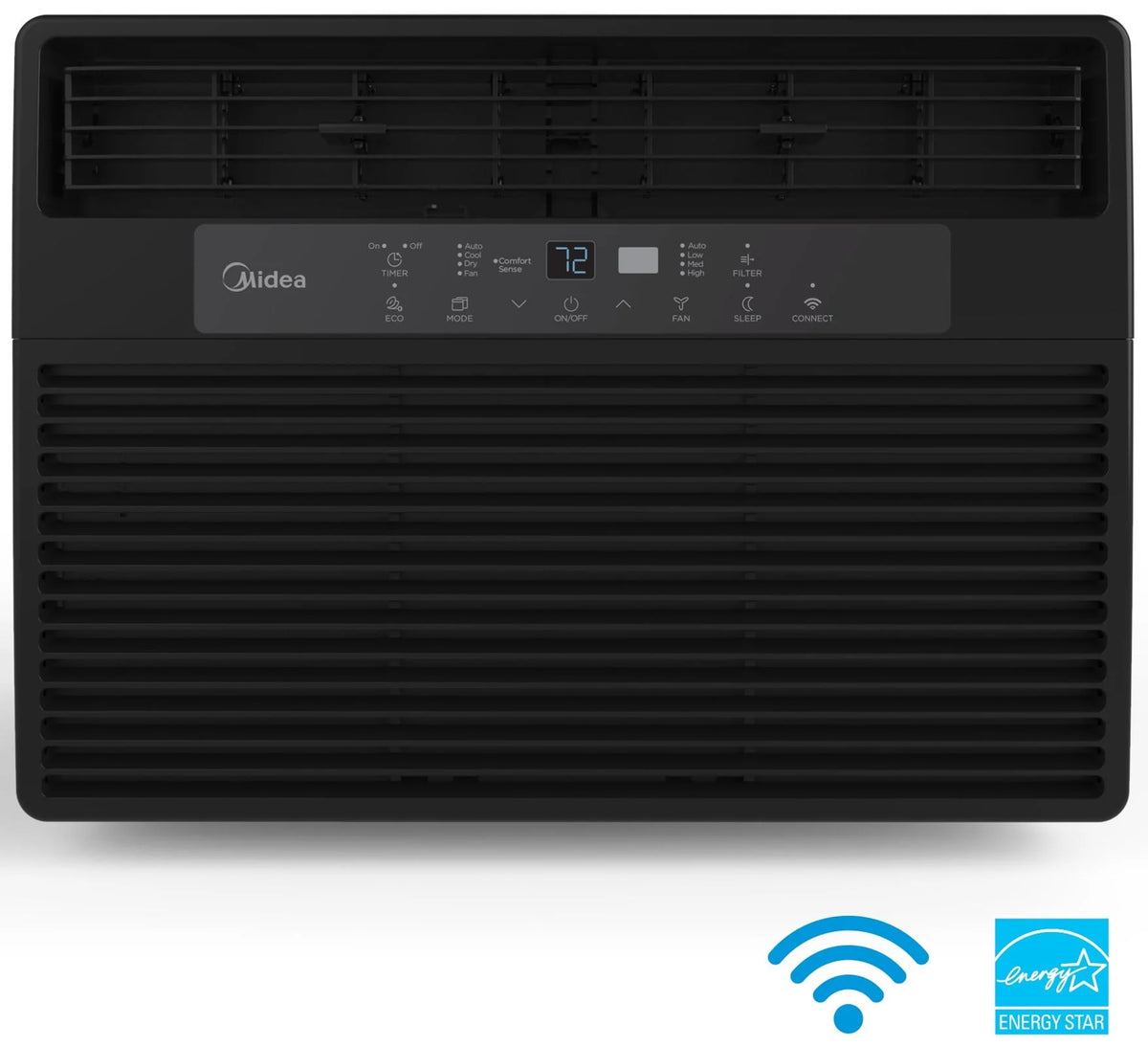 10,000 BTU 115V Smart Window AC with Remote, White Y91298