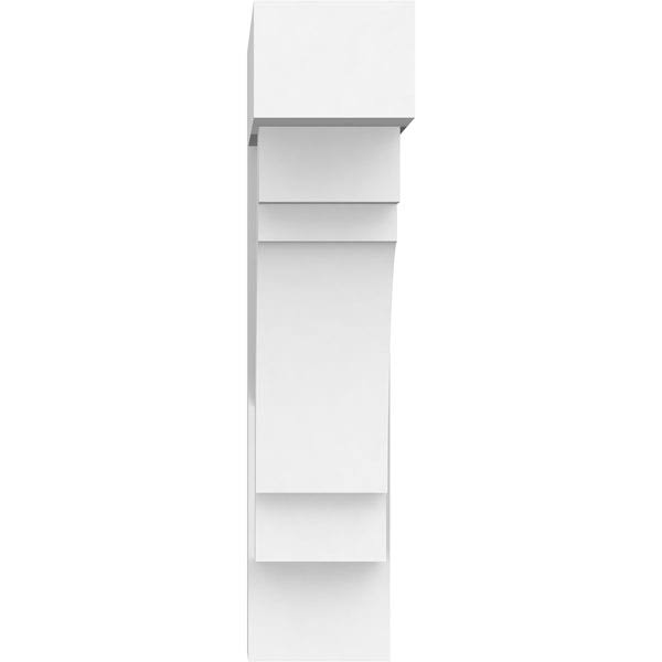 PVC Bracket with Block Ends - 5 x 18 x 24 in. X979464