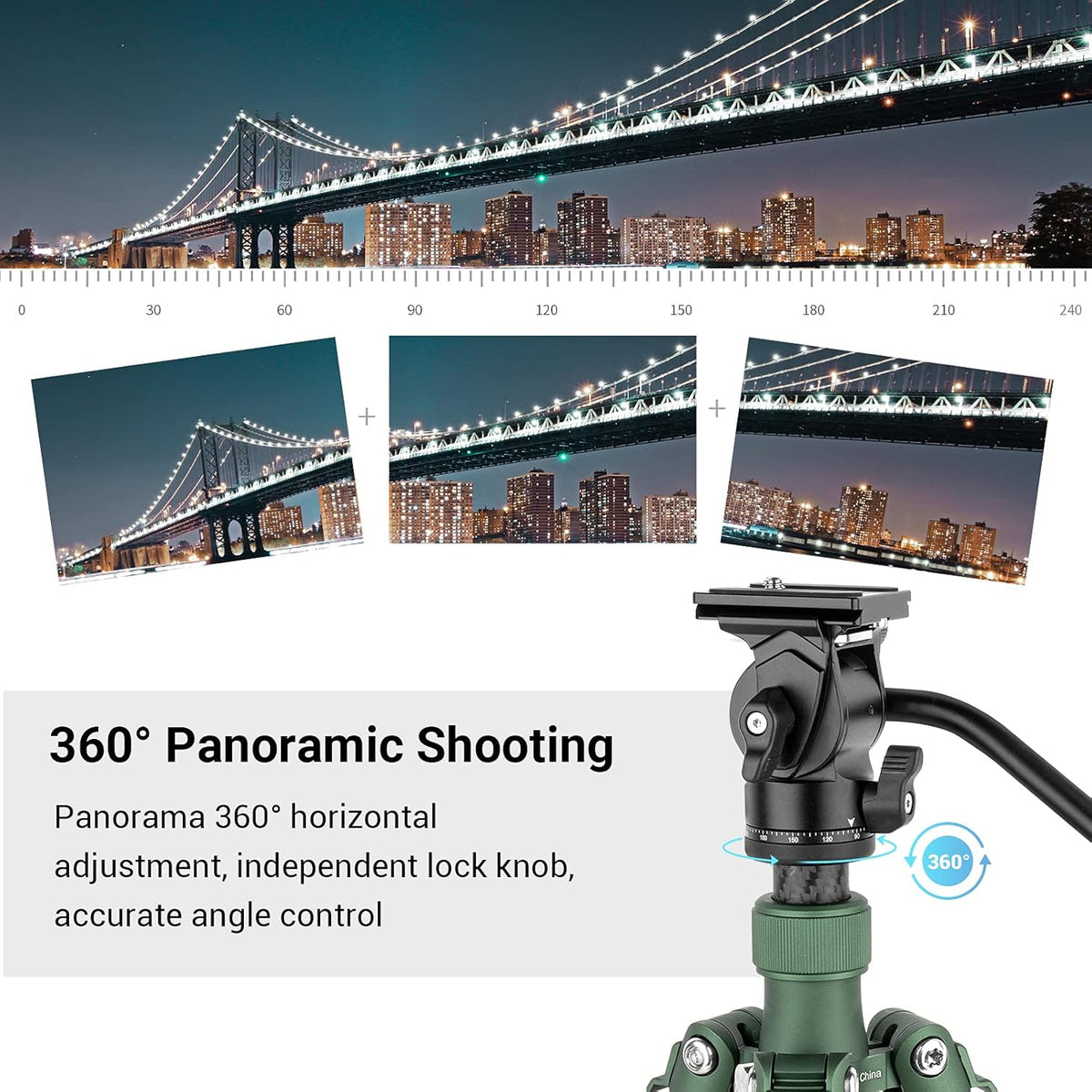 Fluid Head Pan Tilt Head with Quick Release Plate for Compact Video Cameras and DSLR Cameras, Pack of 2 S242