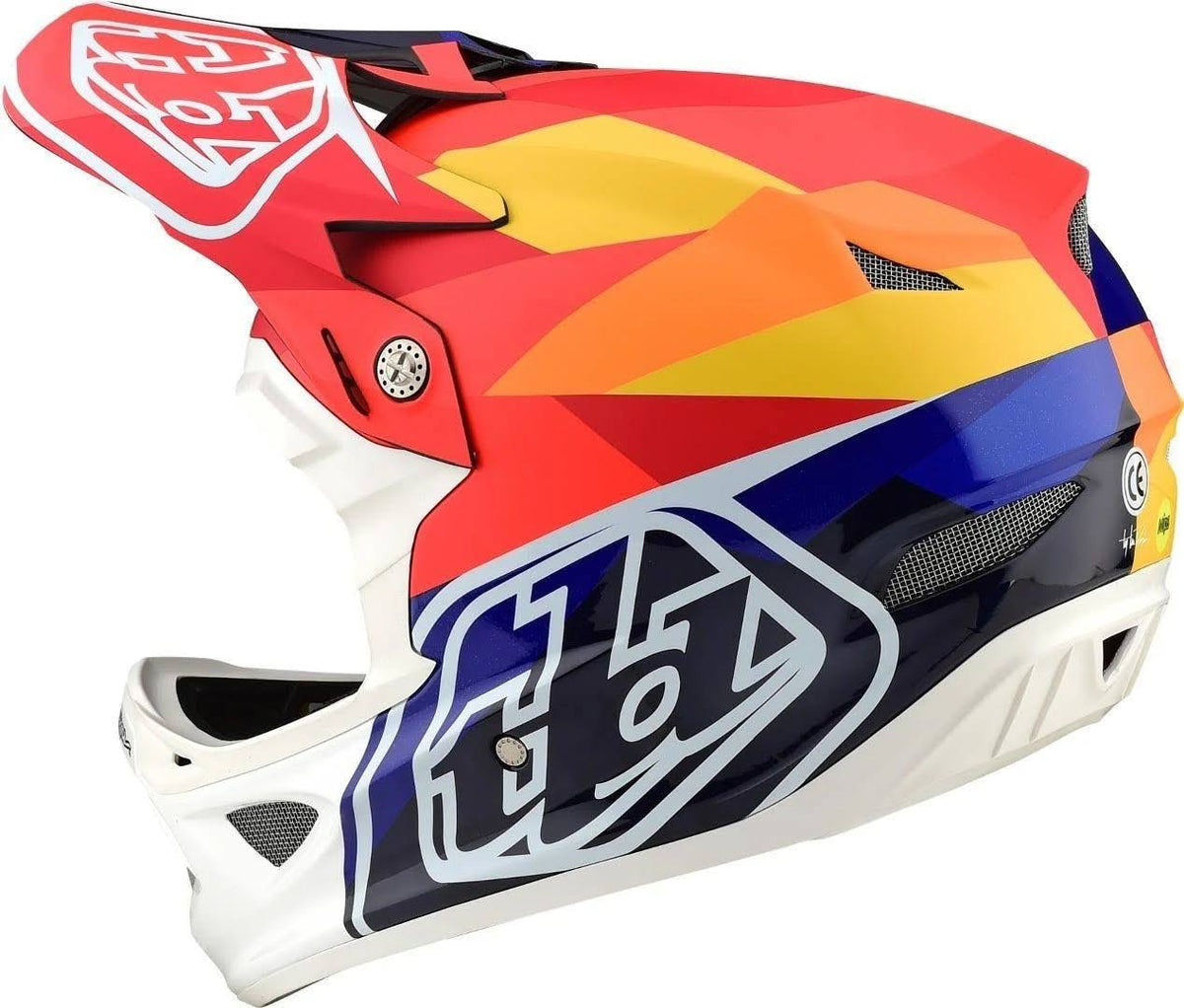 Jet Orange Navy D3 Carbon MIPS Helmet A439