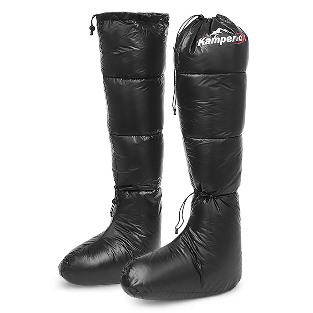 Winter Down Booties Socks with Adjustable Drawstring Z553